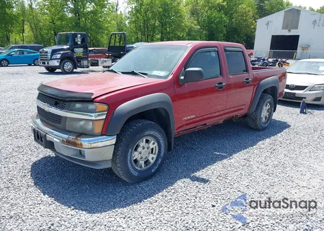 2005 Chevrolet Colorado Ls из США, поврежденный, VIN 1GCDT136858253493